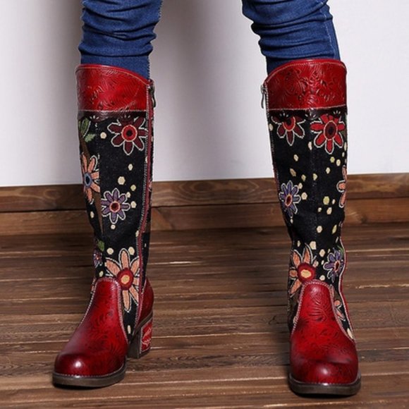 Cowgirl Handmade Genuine Leather Sz. 7 (38) - Picture 3 of 16